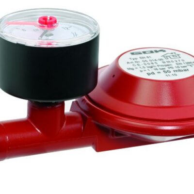 Niederdruckregler EN61-DS , 16 bar 1,5 kg/h TAE Manometer - 50 mbar
