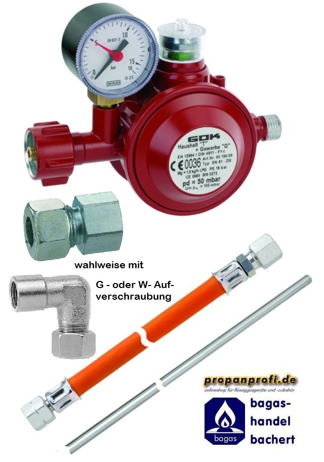 Propangasanschluss-Set innen „Standard“