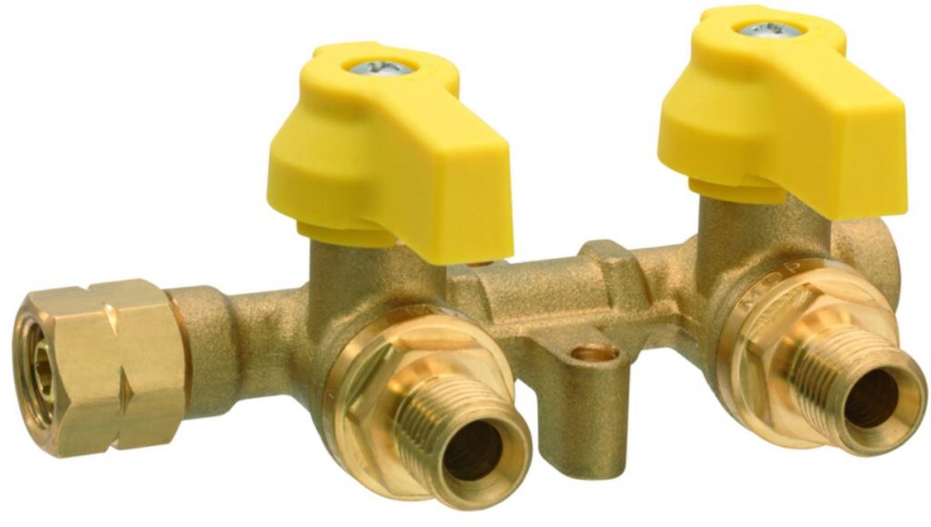 Absperrblock AB0270  1/4" PS 5 bis 20 bar