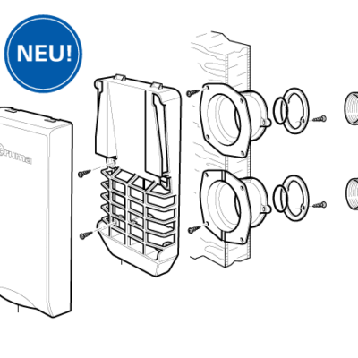 Truma - Wandkaminset Trumatic S 2200 - kurz (Variante 1 )