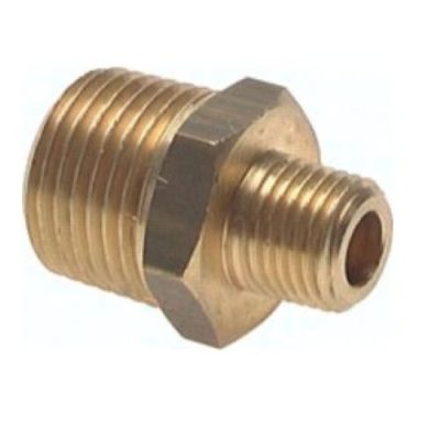 Übergangsstück / Reduzierung AG R 1/4 × AG R 1/8 Messing