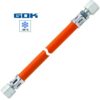 Mitteldruckschlauch G 1/2 LH-ÜM x RVS 12 x 400 mm