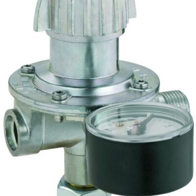 Mitteldruckregler M50-V , 0,5 - 1,5 bar - 6 kg/h Eck- Kleinstfla