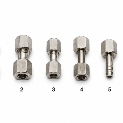 Adapter-Set für Dichtprüfungen komplett