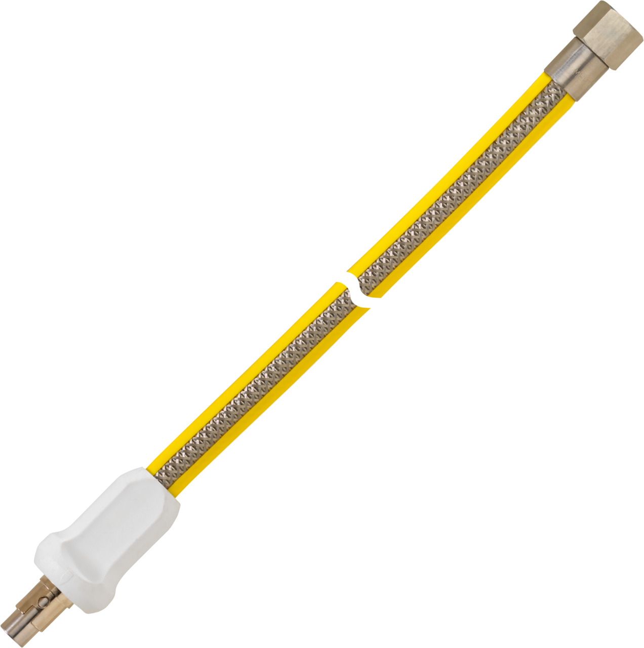 Edelstahl - Allgasschlauch PS 0,1 bar