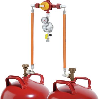Flaschenanlage 1,5 kg/h- 50 mbar mit aut. Umschalteinrichtung F1