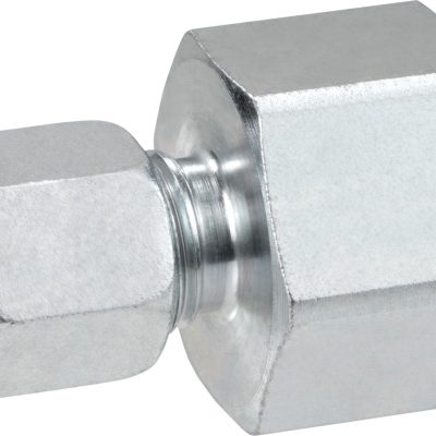 Gerade Aufverschraubung GAI RVS 8 × IG G 1/4 – Baureihe L