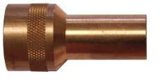 2 Lötstutzen (kurz) für Flüssiggasrohrleitungen 8 mm -