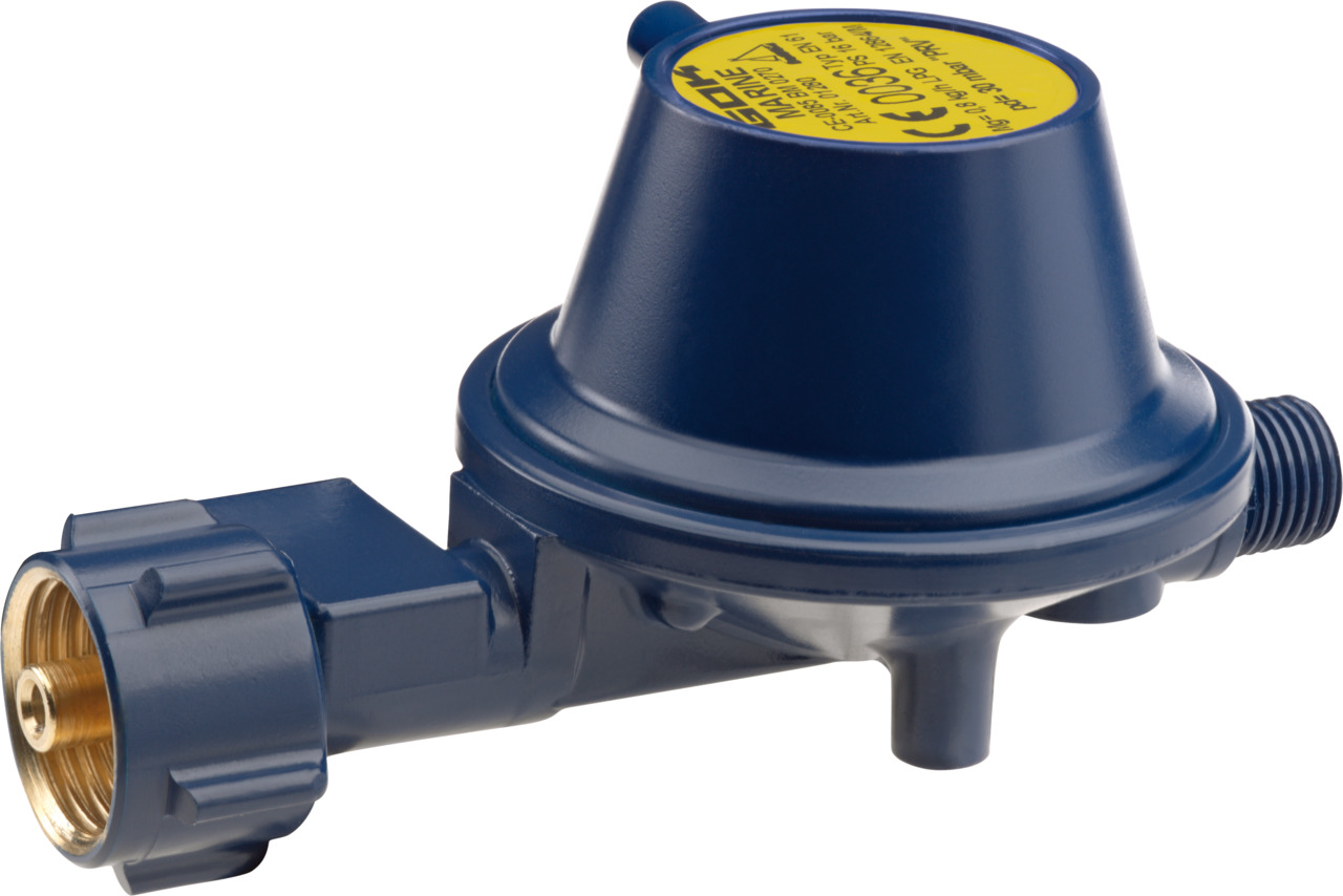 Marine Niederdruckregler Typ EN61 – 0,8 kg/h, 30 mbar, PRV
