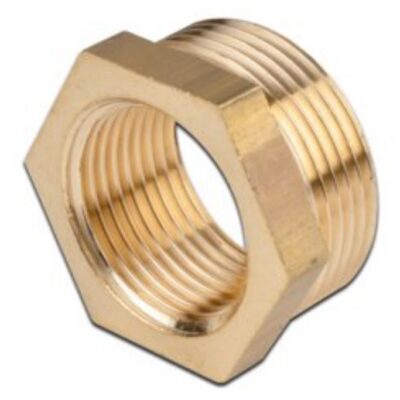 Reduzierverschraubung Ms AG 1/2" x IG 1/4"