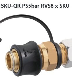 Steckkupplung SKU-QR RVS 8