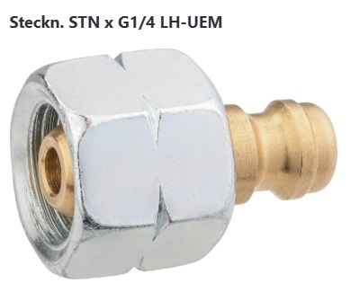 Stecknippel G 1/4 LH-ĂM