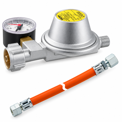 GOK Caramatic BasicOne Typ EN61 30 mbar, mit Manometer + Mitteldruckschlauch 400 mm GRATIS